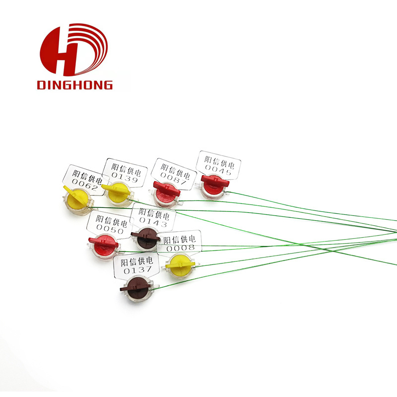 Electric Meter Security Plastic Lead Seal / meter seal lock / security lock