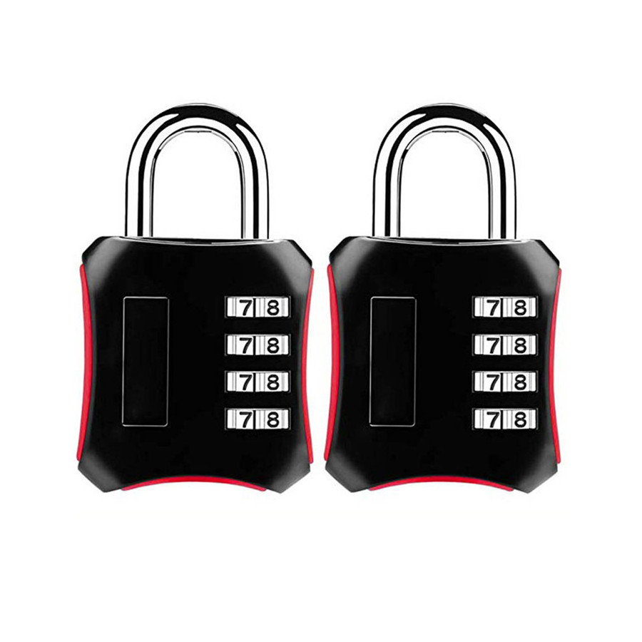 Combination Lock 4 Digit Outdoors Padlock for School Gym Locker Sports Locker  4 Digit Combination Padlock