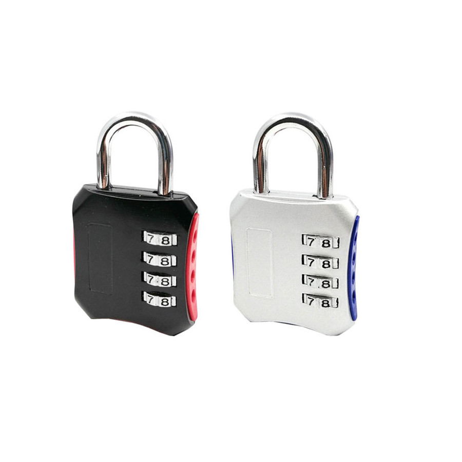 Combination Lock 4 Digit Outdoors Padlock for School Gym Locker Sports Locker  4 Digit Combination Padlock