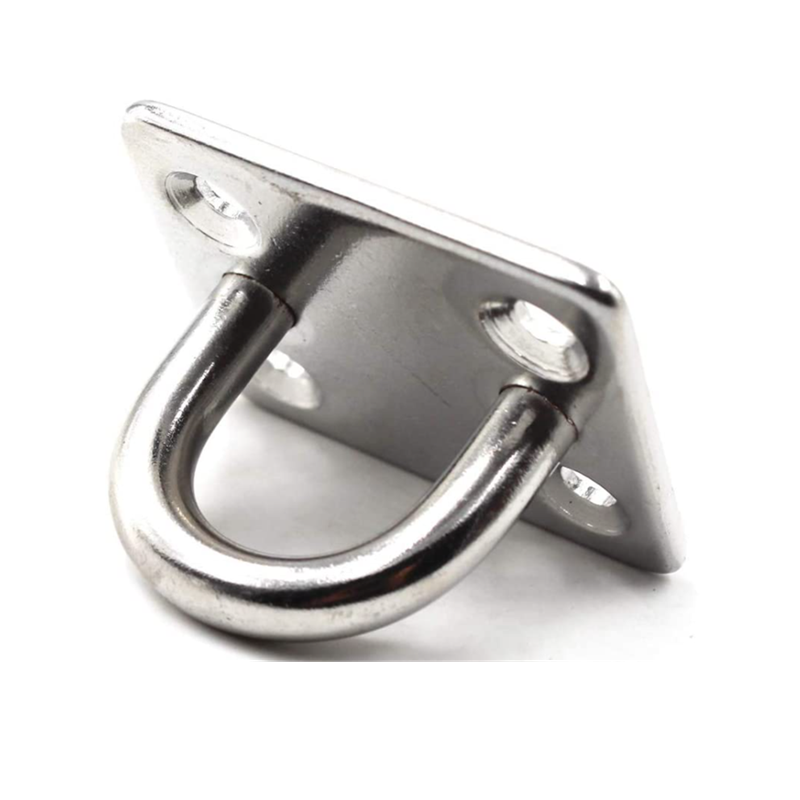 Anchor Mount Great for Yoga Swings Hammocks/Boat Rigging/Marine Deck Hardware 304 Stainless Steel Square Eye plates