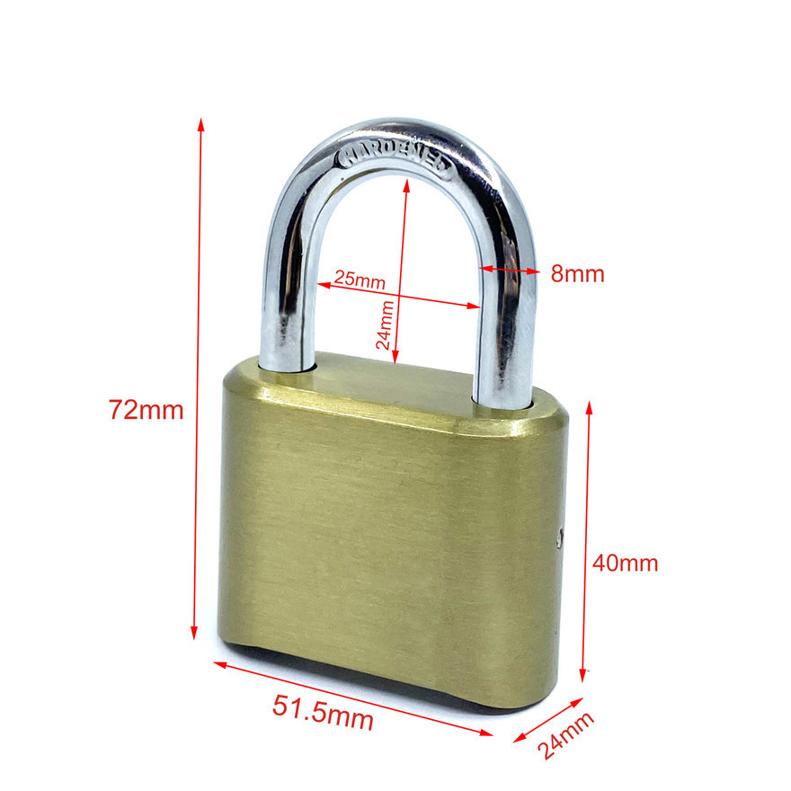 digital Padlock Combination 4 Digital Resettable Weatherproof Combination Lock for Locker