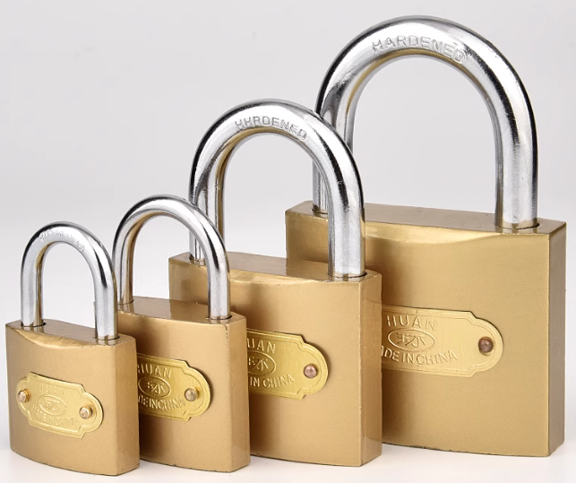 same unlock key Custom Lock Top Security Pad Lock High Safety Padlocks Keyed Cheap Copper solid Brass Padlock