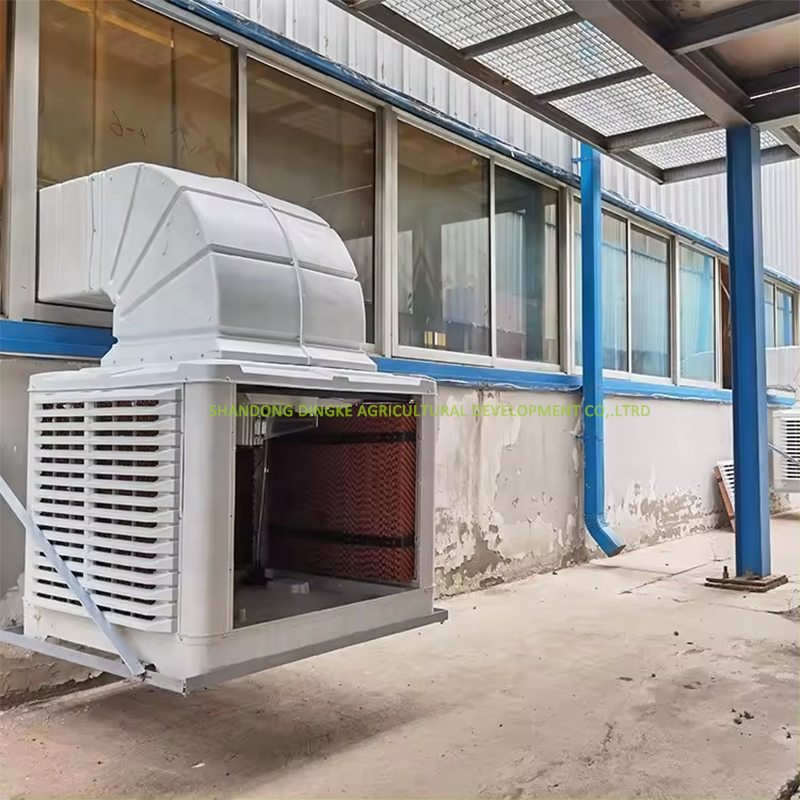 Low price wholesale wet curtain evaporative water air conditioner hot summer exhaust industrial air cooler duct equipment