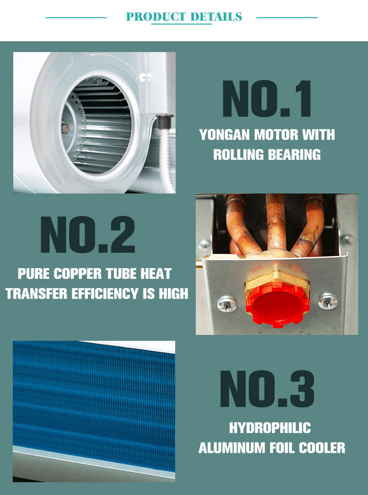 DINGKE floor standing fan coil unit