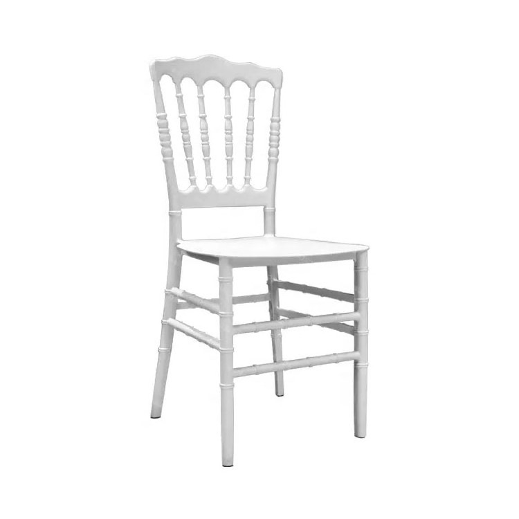 China Factory White Golden Indoor Outdoor Stackable Transparent Bamboo Banquet Plastic Restaurant Dining Hotel Wedding Chairs