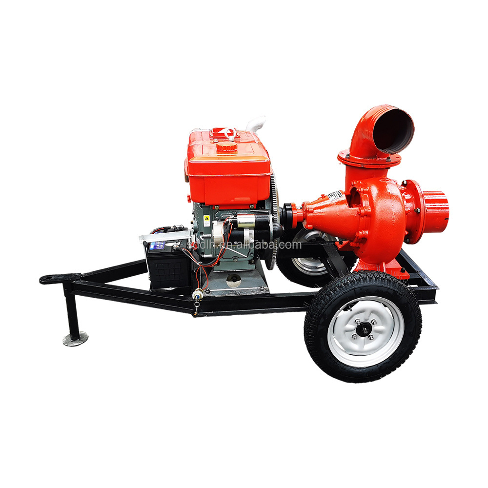 Hw High Flow Rate 28HP Belt Driven 12inch Raw Mixed Flow Water Pump for Sale