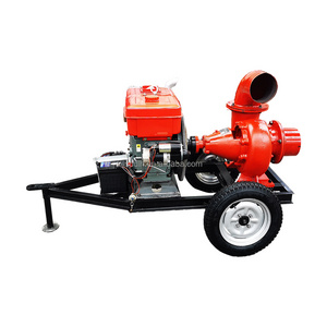 Hw High Flow Rate 28HP Belt Driven 12inch Raw Mixed Flow Water Pump for Sale