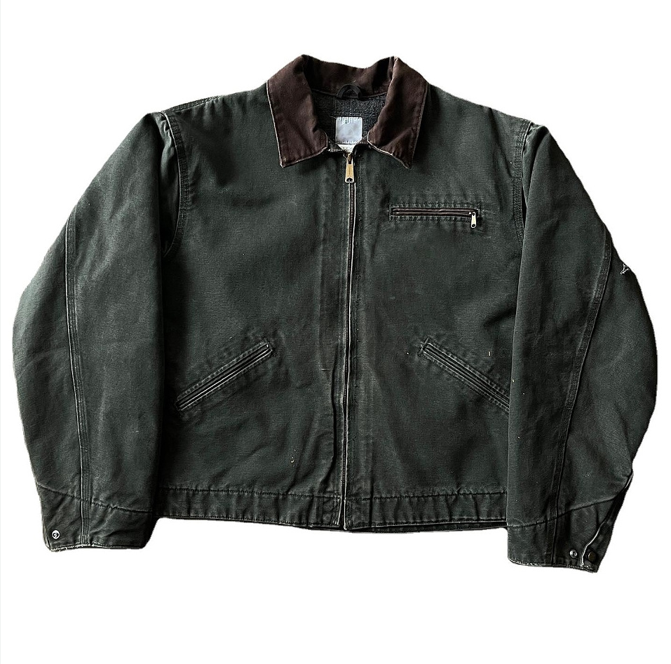 american heavy wash jacket old lapel jackets woven oem odm bomber canvas washed work jackets