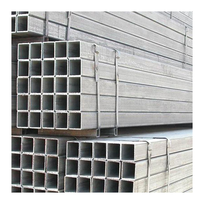 High Quality Corrugated Square Tubing Galvanized Steel Pipe Iron Rectangular Tube Price For Carports