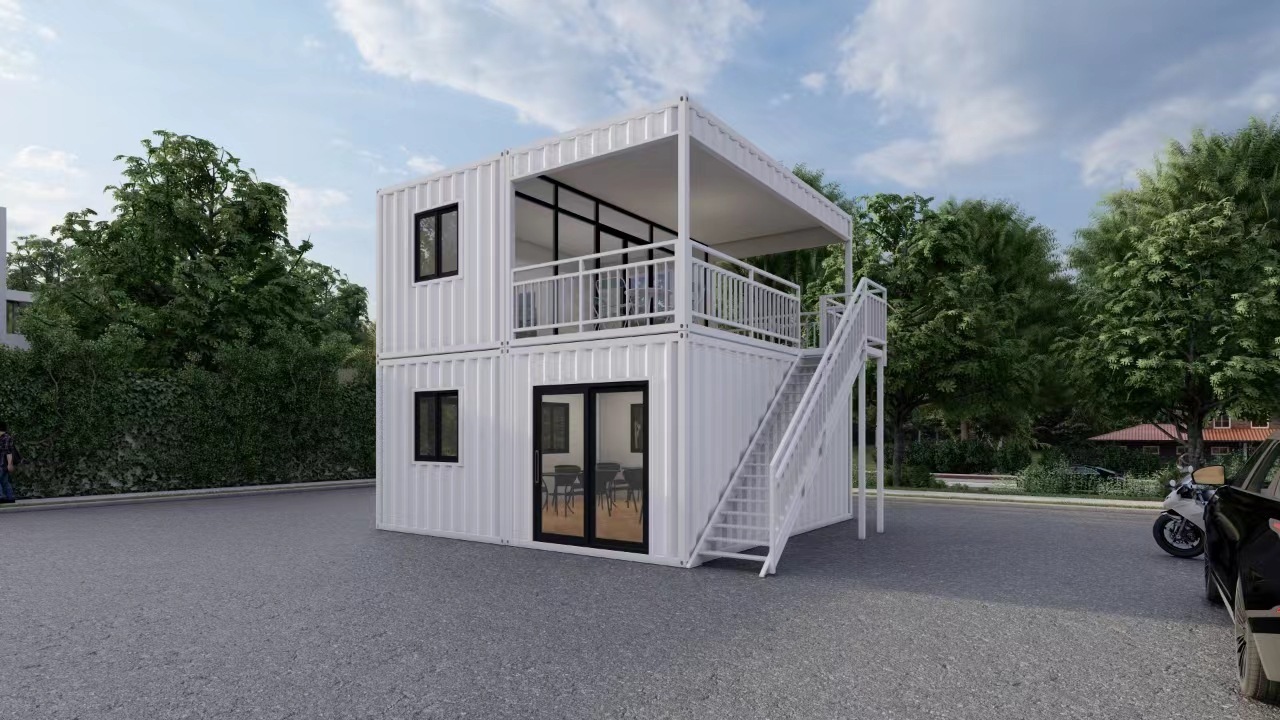 china prefabricated steel 20th container house shipping container homes for sale