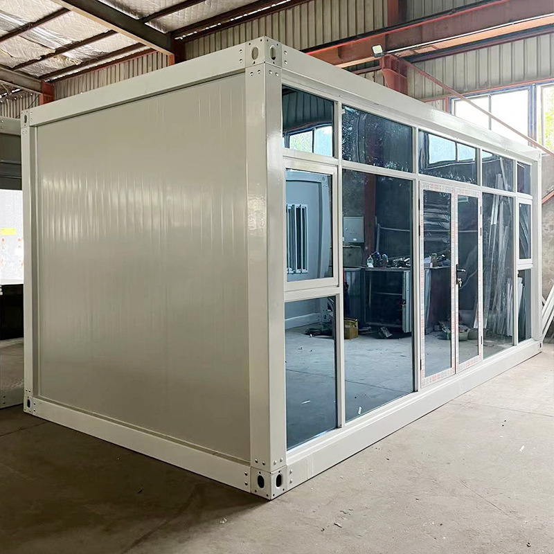 Hurricane proof prefab house 20 ft low cost used steel made extendable container mobile toilet china for sale