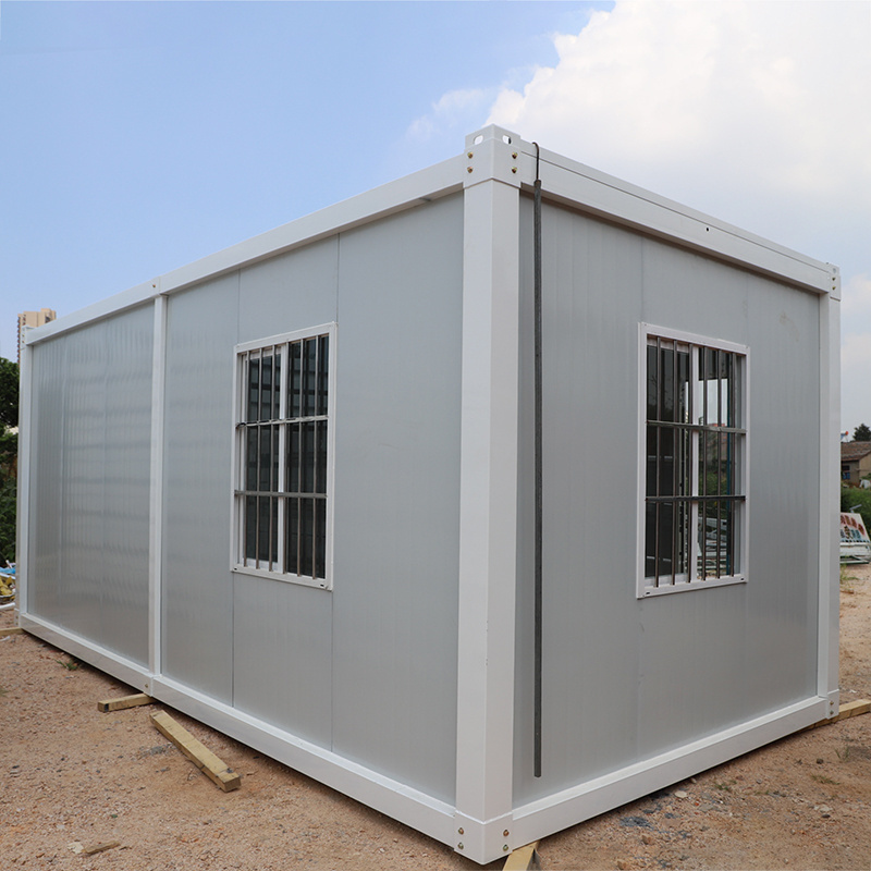 Hurricane proof prefab house 20 ft low cost used steel made extendable container mobile toilet china for sale