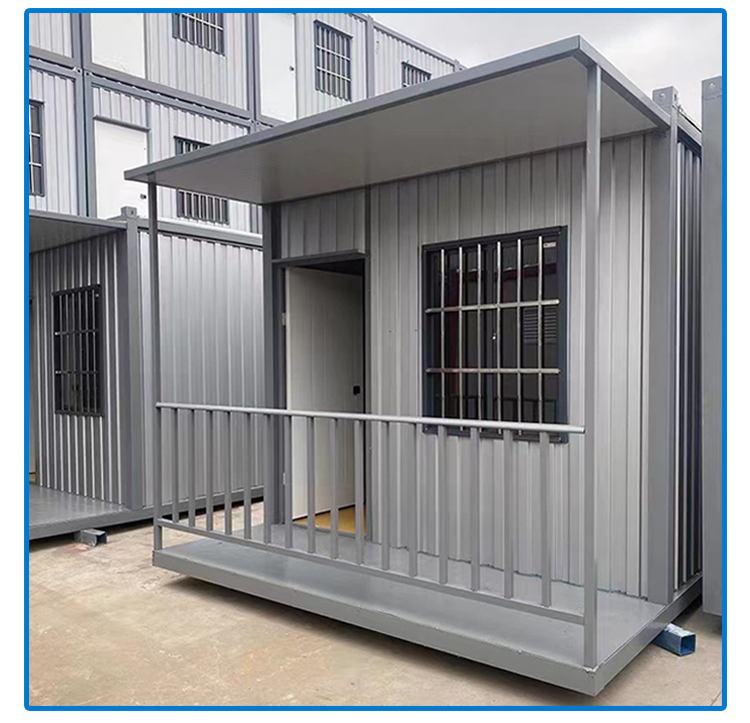 Hurricane proof prefab house 20 ft low cost used steel made extendable container mobile toilet china for sale