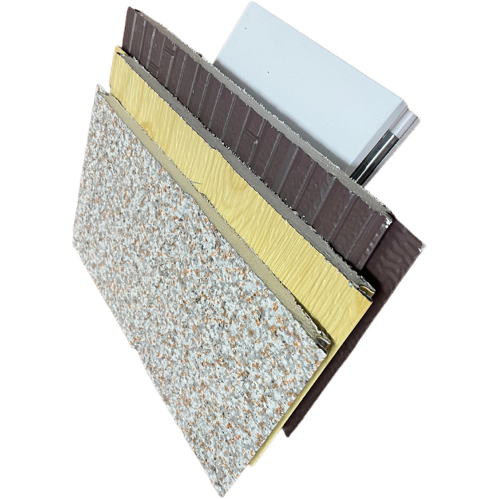 Di Mai Building Material Composite Sandwich Panels Fireproof PU Foam Sandwich Panel Exterior Wall Metal Siding Panel