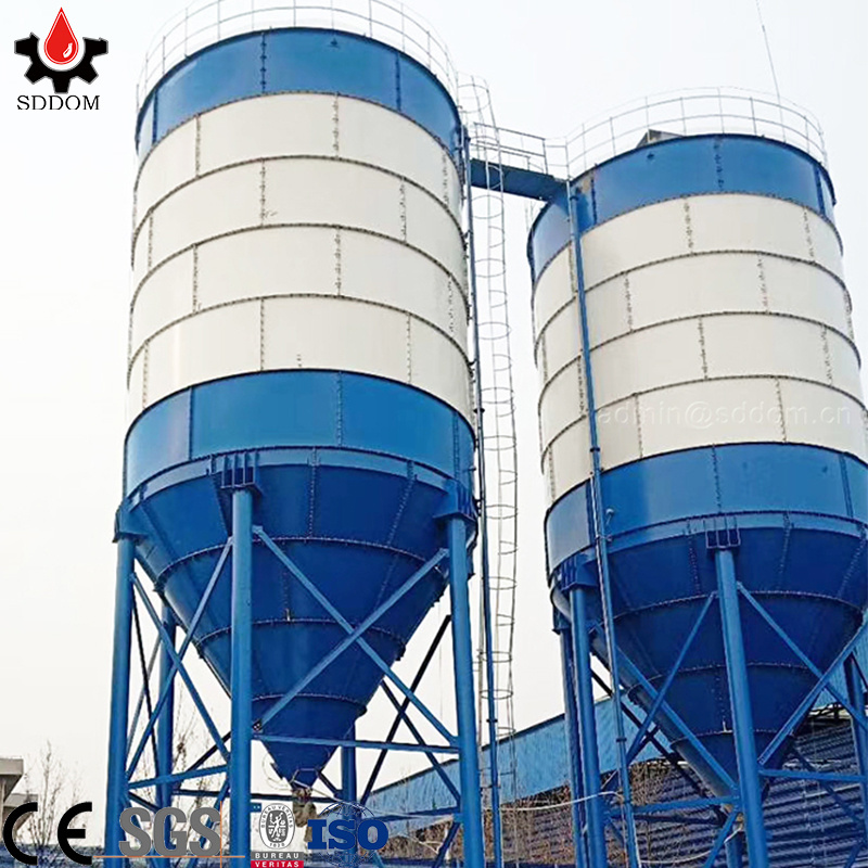 Construction equipment rental cement silo batching plant 100 ton to 3000 ton silo cement steel silo