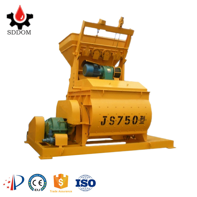 centrifugal planetary vertical mixer concrete mixer js1000 1m3 small capacity with spare parts