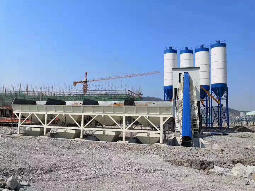 Fully automatic Capacity 60 120 180m3/h complete Ready mix Concrete Batching Mixing Plant system