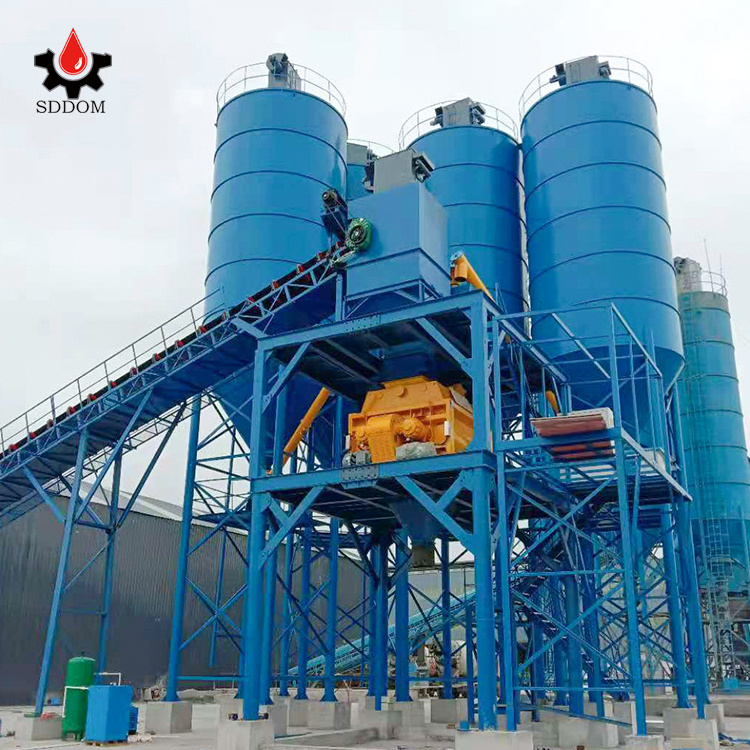 China Factory manufacturer  hzs 25 35 to 180 m3/h ready mixed mini concrete batching plant