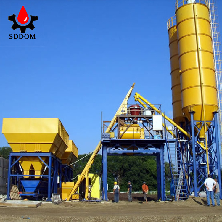 SDDOM Brand 120m3/h HZS 25 to 240 m3 60m3 c beton machine central  cement factory concrete batching plant italy