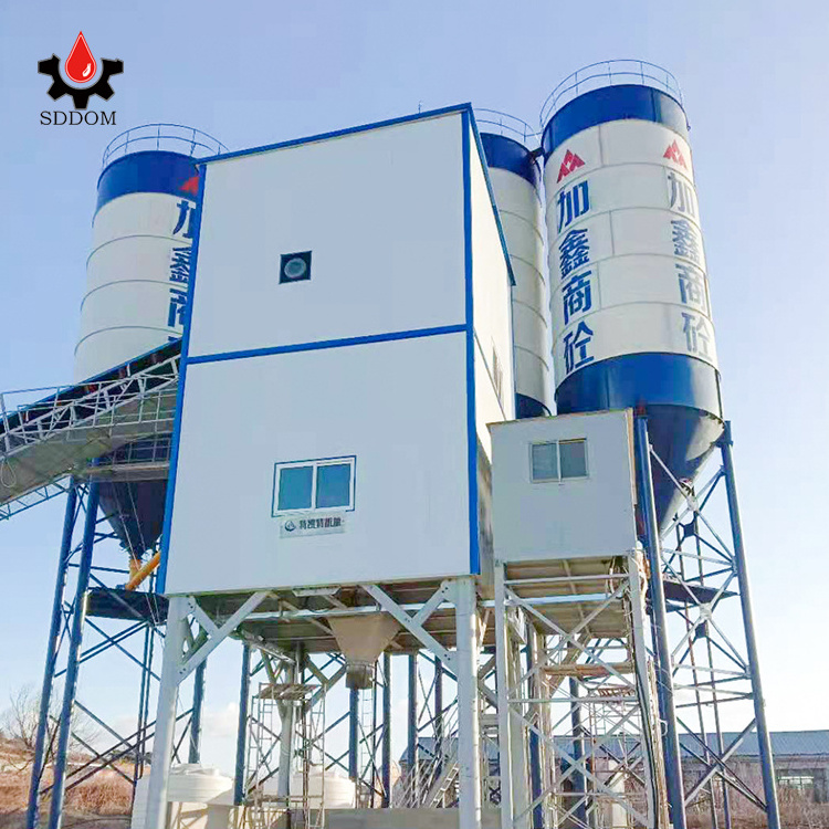 China Factory manufacturer  hzs 25 35 to 180 m3/h ready mixed mini concrete batching plant