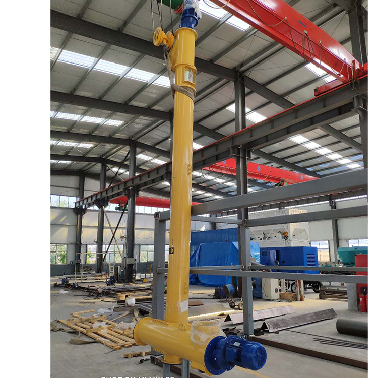 semi automatic stainless steel small tubular auger screw conveyor with hopper