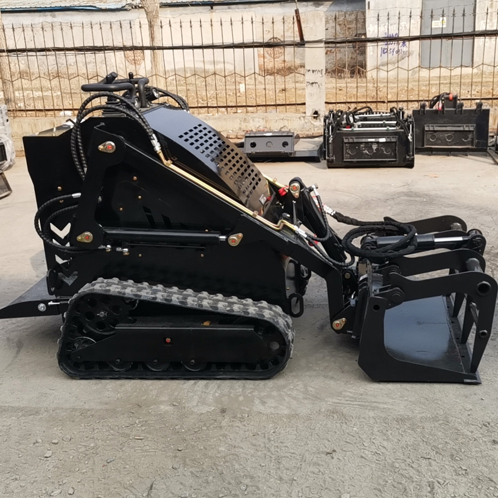 China Multi function mini skid steer loader with track