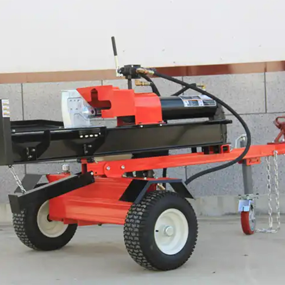 China forestry machinery 7 ton 15 ton 25 ton 45 ton hydraulic log splitter electric Wood Log Splitter Wood Splitting Machine