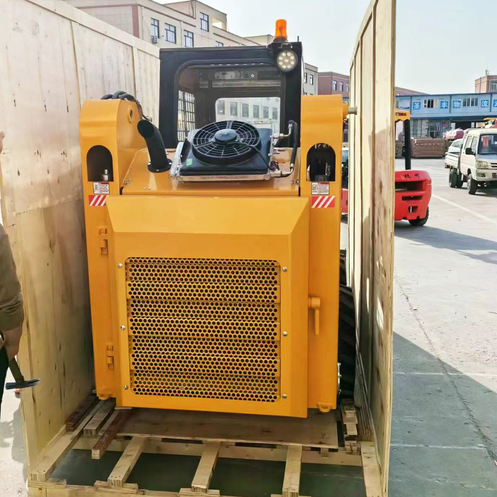 Shandong Manufacture Mini Skid Steer Loader With Attachment 300 kg Front Loader Tractor