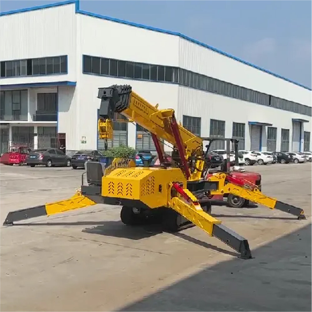 Small Construction Crawler Cranes Spider Crane 3 Ton 5 Ton 8 Ton Mini Spider Crane For Sale