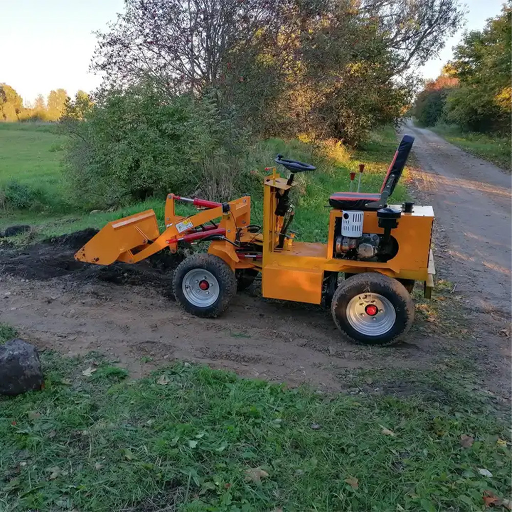 cheap CE mini front end loaders mini telescopic 4 wheel electric small loader 400kg 600kg hot sale