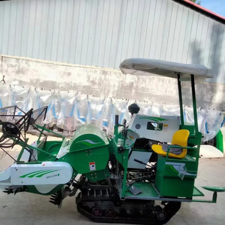 Long life new small mini rice wheat combine harvester with low price