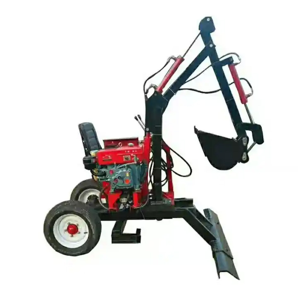 smallest excavator Agriculture Machinery Mini Excavator Towable Backhoe Price