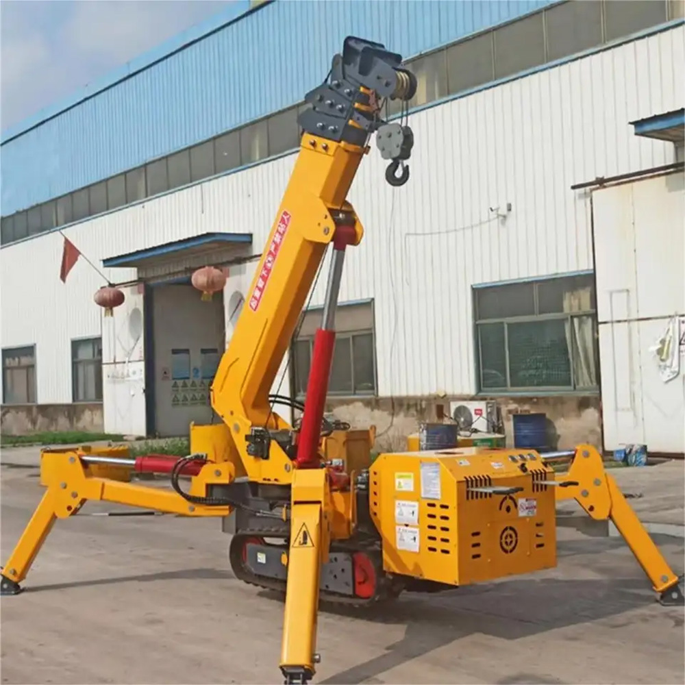 Small Construction Crawler Cranes Spider Crane 3 Ton 5 Ton 8 Ton Mini Spider Crane For Sale