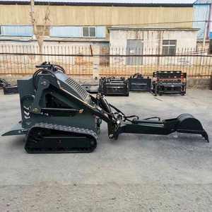 China Multi function mini skid steer loader with track