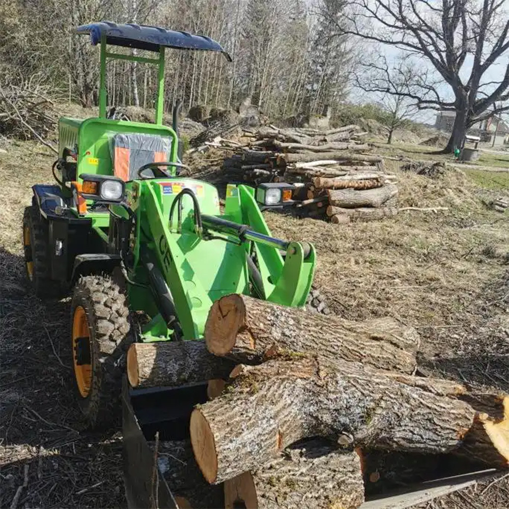 cheap CE mini front end loaders mini telescopic 4 wheel electric small loader 400kg 600kg hot sale