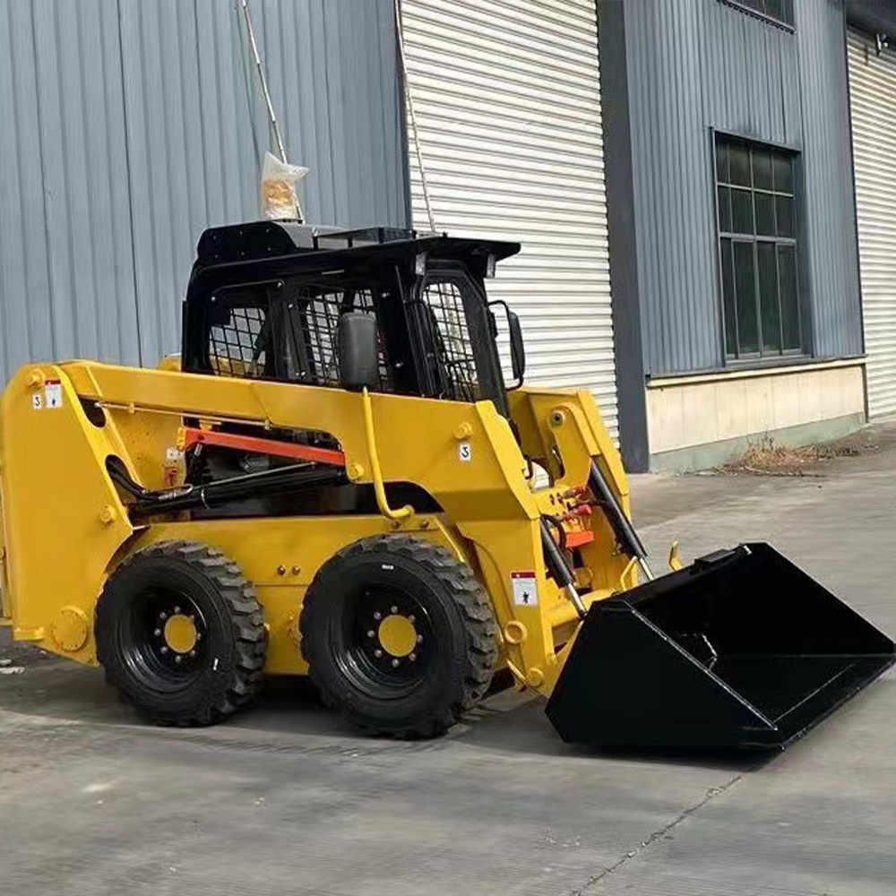 Shandong Manufacture Mini Skid Steer Loader With Attachment 300 kg Front Loader Tractor