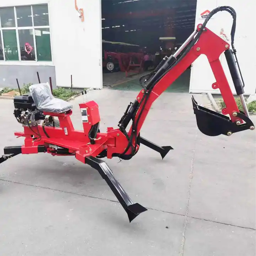 China manufacturer good performance towable backhoe for atv