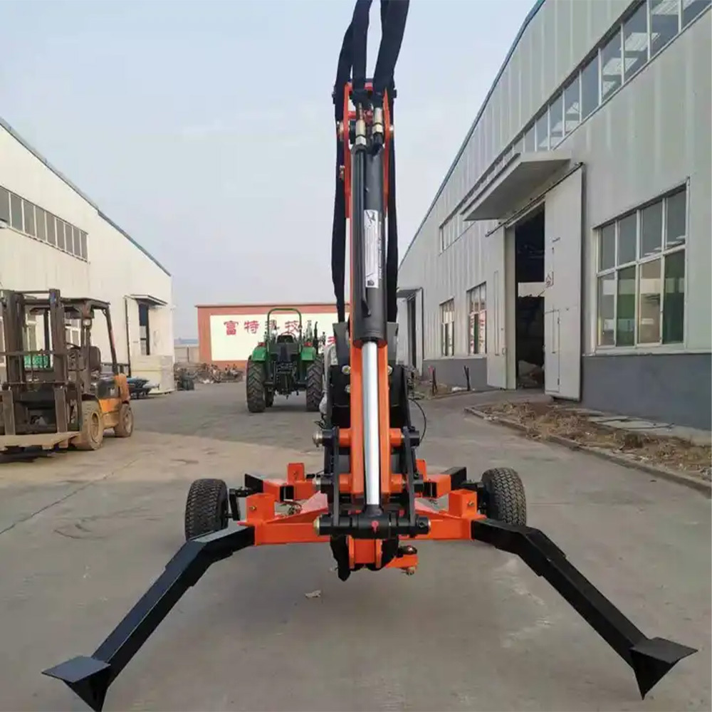 China manufacturer good performance towable backhoe for atv