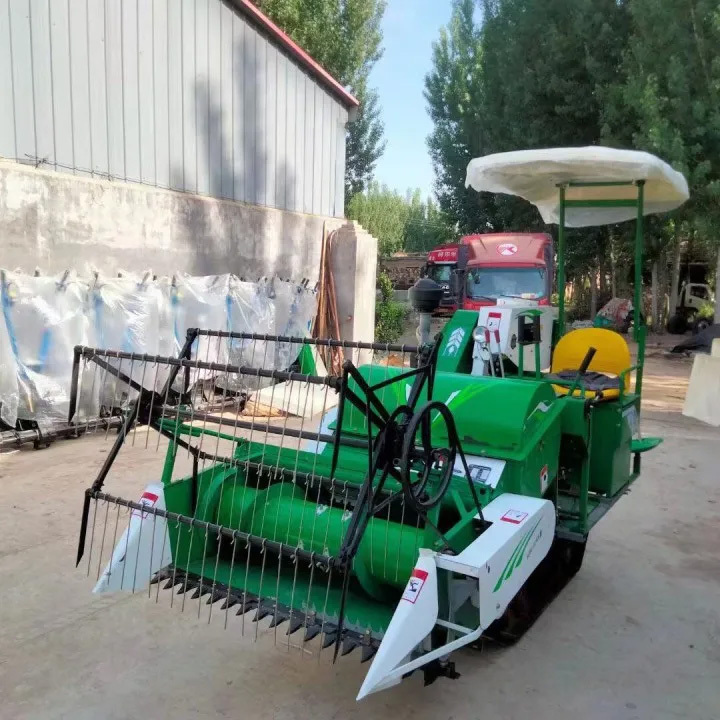 Long life new small mini rice wheat combine harvester with low price