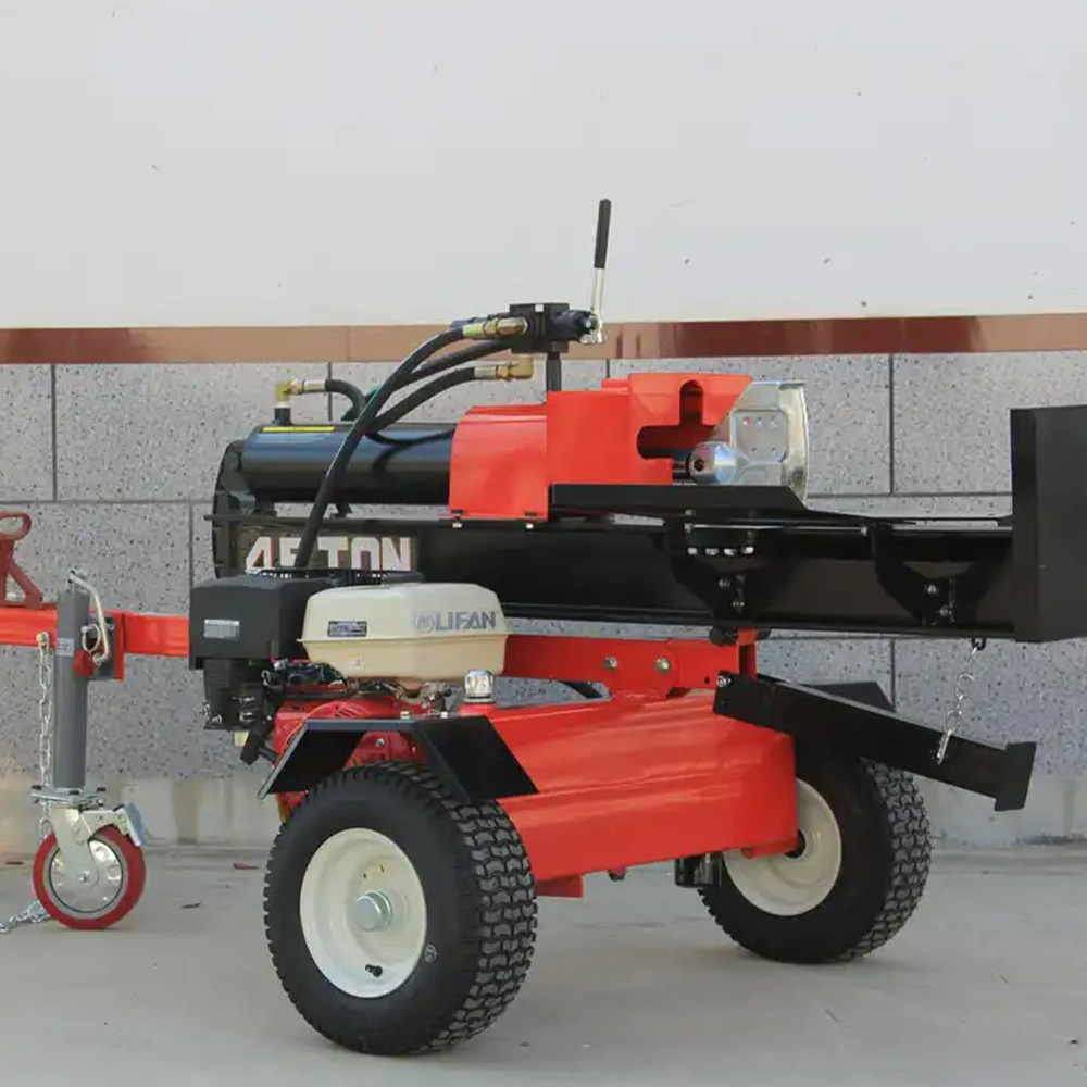 China forestry machinery 7 ton 15 ton 25 ton 45 ton hydraulic log splitter electric Wood Log Splitter Wood Splitting Machine