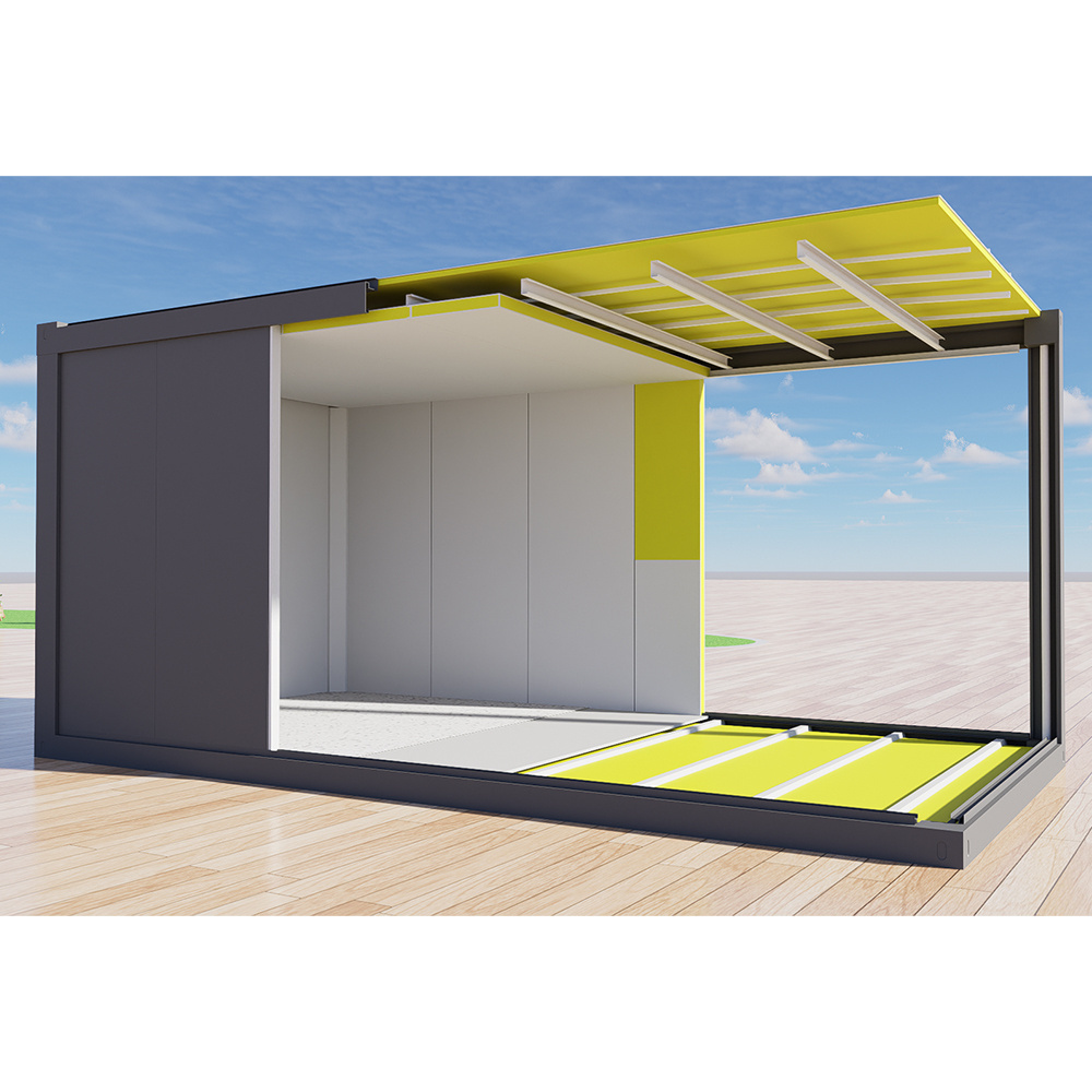 Professional Flat Roof Low Cost Prefabrication Modular Containers Module Homes Kit Houses Thailand