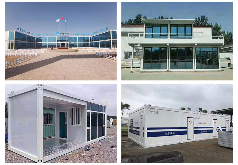 Container House Movable Prefabricated House for villa,office,public toilet Container House Movable Prefab House container home