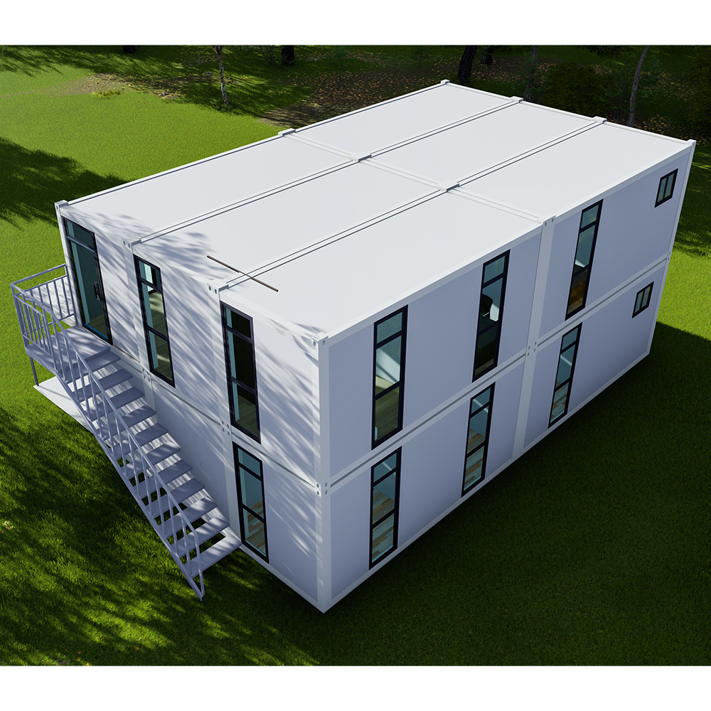 Professional Flat Roof Low Cost Prefabrication Modular Containers Module Homes Kit Houses Thailand