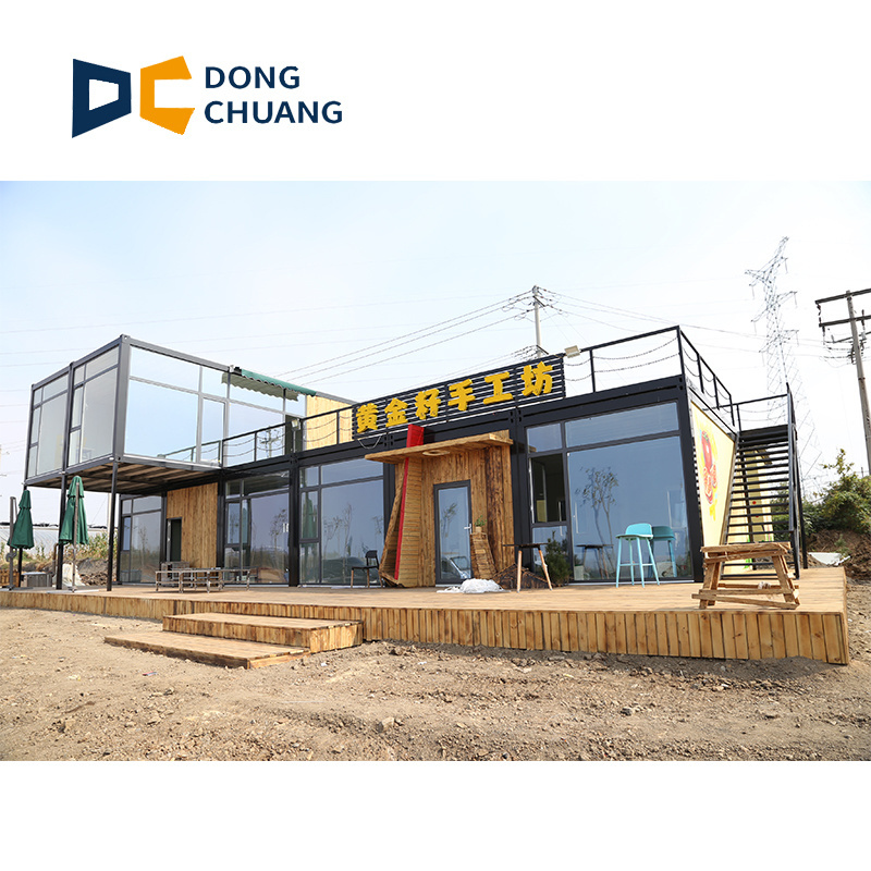 Prefabricated steel structure building container china casas prefabricadas