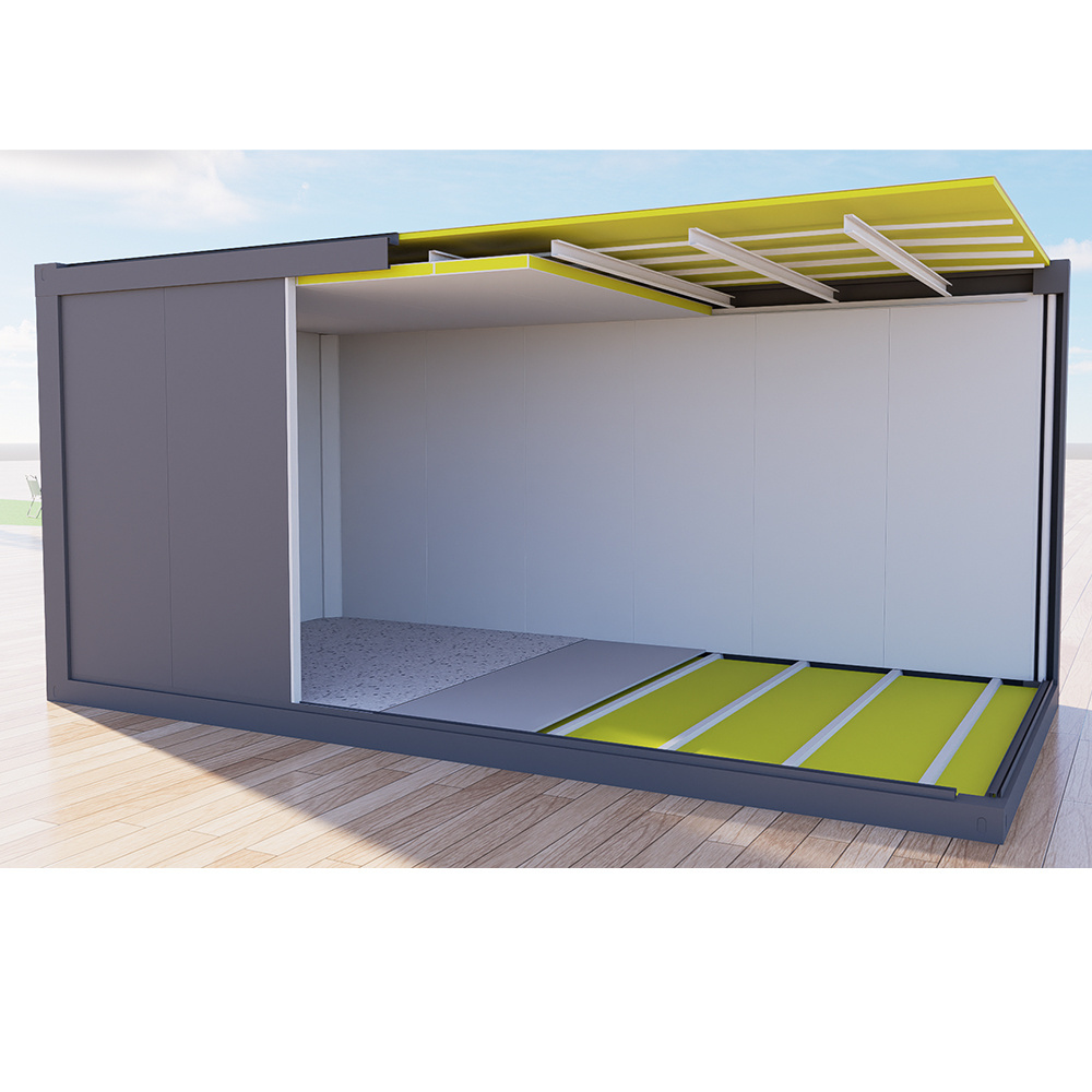 Professional Flat Roof Low Cost Prefabrication Modular Containers Module Homes Kit Houses Thailand