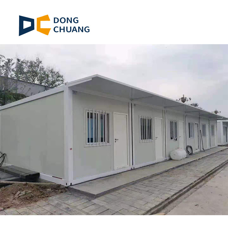 40 Ft Student dormitory container room Flat Pack Shipping Container Two Bedroom Prefab Container House