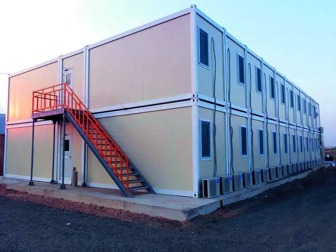 2021 DongChuang new design new service eco shipping flat pack containerized office /garage /houses