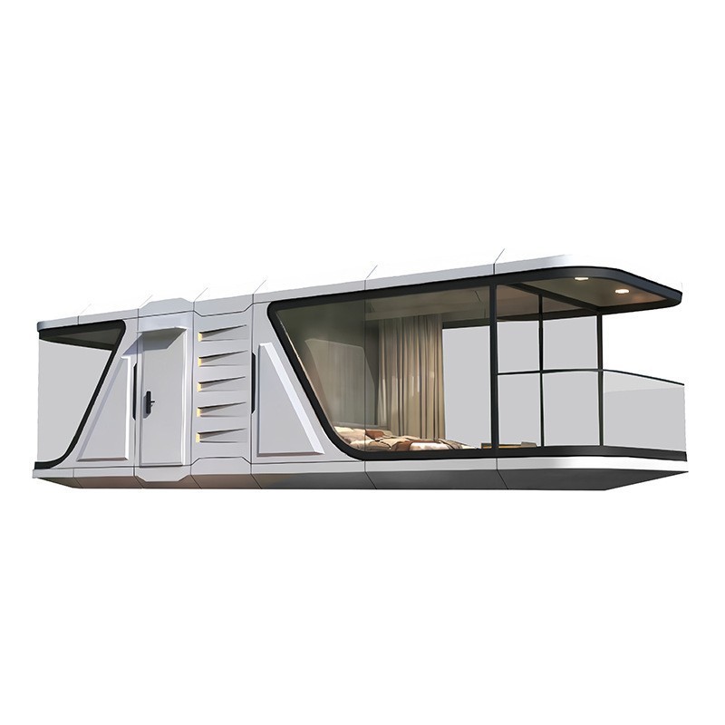 Waterproof 40ft Complete Room Prefab House Mobile Capsule Container for Home and Hotel Made of Steel Shipping Container