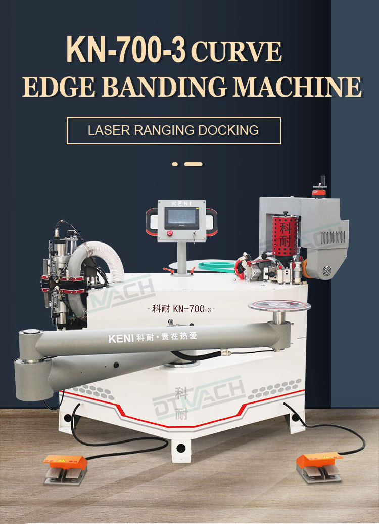 automatic pvc mdf cnc curve edge banding machine semiautomatic with swing arm operation for study desk