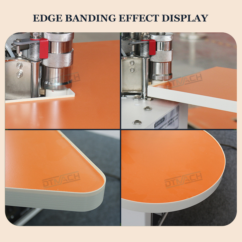 automatic pvc mdf cnc curve edge banding machine semiautomatic with swing arm operation for study desk